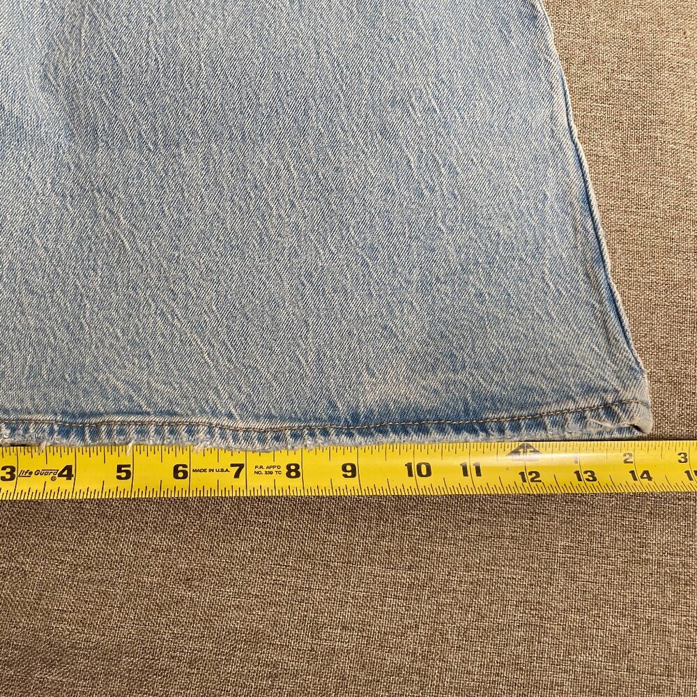 Levi's Premium Ribcage Bell Jeans Women's 34 High Rise Blue 70s Hippie NWT - Picture 14 of 15